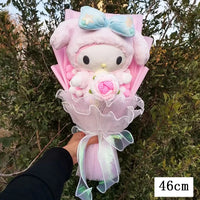 Kuromi My Melody Hello Kitty Cinnamoroll Plush Bouquet Valentine's Day Christmas Graduation Holiday Gift My Melody-12