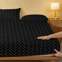 Lusy Store 1 Piece Of Harrow Porcelain Pattern Frosted Bedsheet, Bedroom Printed Bedspread, Bedding (Excluding Pillowcases) 