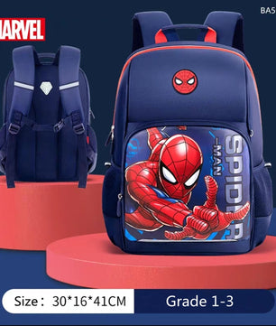 Spiderman Backpack New School Bags For Boys Primary Student Shoulder Grade 1-3 Mochilas B106