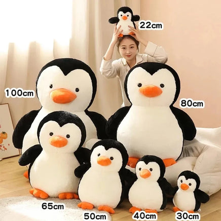 Kawaii Penguin Stuffed Animal – Soft Plush Toy – 9in/12in/16in/20in – Lusy Store