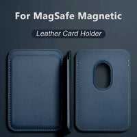 For Magsafe Magnetic Wallet Phone Case For iPhone 14 13 12 Pro Max Leather Card Holder Bag