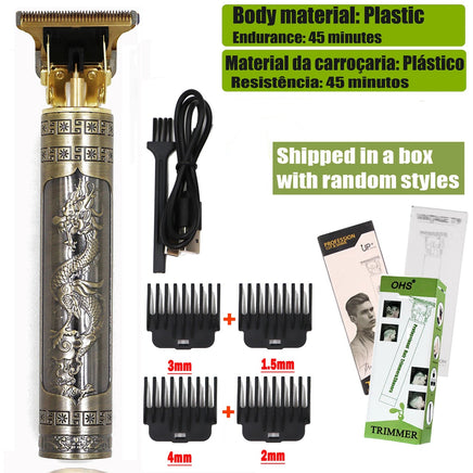 T9 Hair Clipper Repair Beard Shaving Body Hair Trimmer Clippers Electric Machine Men Haircut Machine 0mm Barber Shaver Lusy Store