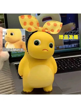 Nailong Milk Dragon Fierce Doll Desktop Dolls Cute Cartoon Children Stress Relief Toys Tidy Play Cartoon Hand Made Squeeze Toys B 12cm