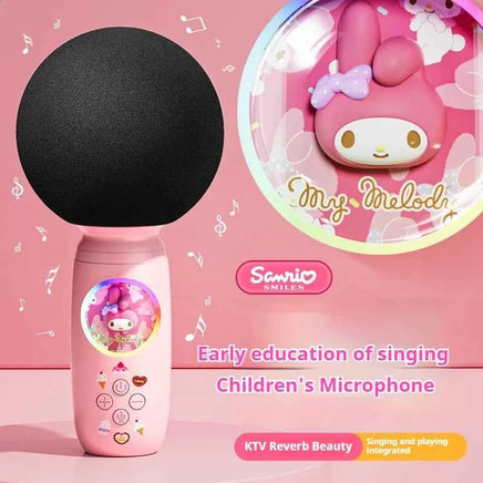Sanrio Hello Kitty, Kuromi, Cinnamoroll Kids Microphone & Karaoke Toy