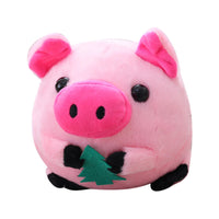 Interactive Moving Dog Ball, Cartoon Pig Plush USB Rechargeable Toy, Washable & Talking Pet Toy for Dogs & Cats Pig - No Remote
