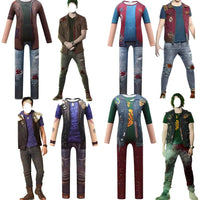New Halloween Costumes for Kids Zombies 2 Addison Cosplay Girls Eliza Outfits Party Bodysuit Jumpsuits Children Carnival Clothes