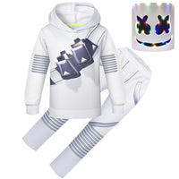 Children Halloween Costumes Anime Marshmello Plush Game Kids Cosplay Clothing Boys Girls Jumpsuit Cartoon Mardi Gras Gift1651 Lusy Store