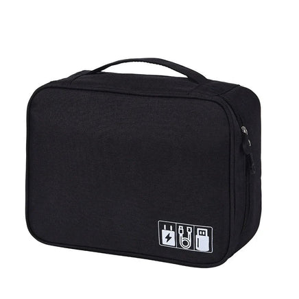 Cable Storage Bag Waterproof Digital Electronic Organizer Portable USB Data Line Charger Plug Storage Bag Travel Cable Organizer Lusy Store