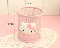 Hello Kitty Pen Holder Creative Kawaii Desktop Storage Box