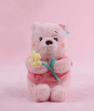 Lusy Store LLC Pink Sakura Winnie Bear Hom Decor Stuffed Dolls Cartoon Animals Plush Toys Cute Perfumed Plush Bear Dolls Stuffed Animal