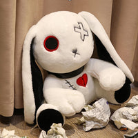 Rabbit Bunny Plush Toy Stuffed Heart Long Eared Doll Throw Pillow Boy Girl Stuffed Plush Unhappy Cat Toys 25cm 6