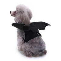 1Pcs Halloween Cute Pet Clothes Black Bat Wings Harness Costume Cosplay Cat Dog Halloween Party for Pet Supplies