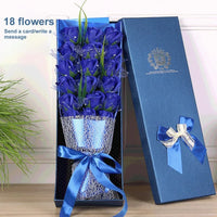 Creative Soap Flower Valentines Day Wife Girlfriend Gift Rose Flower Artificial Soap Bouquet C
