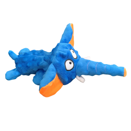 Small Plush Raw Dog Toys Squeak Elephant Shell Durable Toy Dogs Chew Interactive Indestructible Dog Sound Toy Puppy Pet Supplies