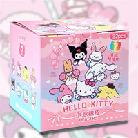 Eraser Rubber 32pcs Kawaii Students Stationery Kuromi Hello Kitty 3D Eraser Clean Tools Gifts