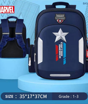 Spiderman Backpack New School Bags For Boys Primary Student Shoulder Grade 1-3 Mochilas B106