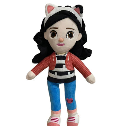 Animals Plush Gabby Dollhouse Lovely Plush Gaby Toy Plush House Cat Doll Cartoon Stuffed Animals Mermaid Cat Plushie Dolls Kids HotPink
