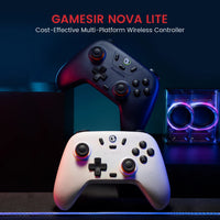 GameSir T4 Nova Lite Wireless Gamepad Game Controller for Switch, Android, IOS, PC & Steam Games Hall Effect Stick Lusy Store