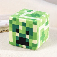 Lusy Store LLC Minecraft Steve Plush | Soft Cube Stuffed Toy | 4in/8in/12in Stuffed Animal