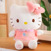 Hello Kitty Plush Anime Kuromi Stuffed Xmas Gifts For Girls Kawaii My Melody Plush Dolls kt hudie 20cm 8inch
