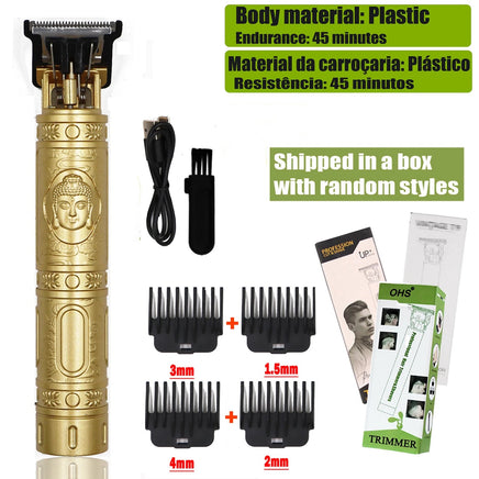 T9 Hair Clipper Repair Beard Shaving Body Hair Trimmer Clippers Electric Machine Men Haircut Machine 0mm Barber Shaver Lusy Store