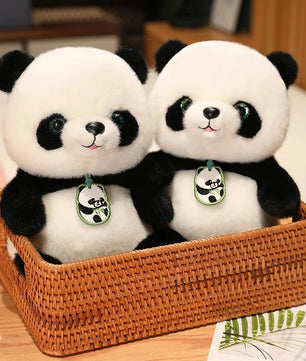 Lusy Store LLC Round Fat Panda Plush Toy Cute Stuffed Animal Giant Pandas Plush Soft Kids Toys Gift Plush