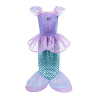 Girls Princess Dress Kids Cinderella Snow White Aurora Sofia Rapunzel Cinderella Halloween Costume 7