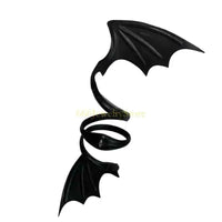 F2TD Chokers Bat Wing Necklace Portable for Halloween Costumes and Themed Parties