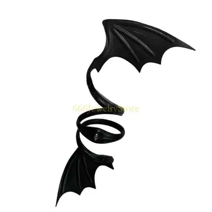 F2TD Chokers Bat Wing Necklace Portable for Halloween Costumes and Themed Parties