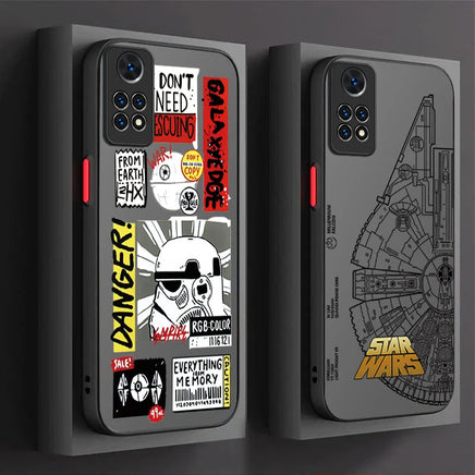 Luxury Stars W-Wars Case For Xiaomi Redmi Note 14 13 12 11 Pro Plus 5G 12S 11S 10S 10 9 Redmi 14C 13C 12C 12 4G A3 A3X PC Cover
