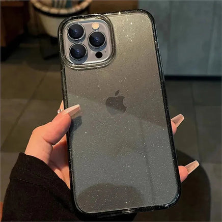 Luxury Clear Glitter Case For iPhone 16 15 14 13 12 11 Pro Max X XS Max XR 7 8 Plus Soft Transparent Silicone Cover Lusy Store