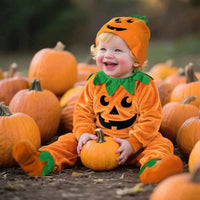 Baby Halloween Romper Set for Infant Toddler Pumpkin Festival Costume Boy Girl Fancy Clothes Hallowmas Jumpsuit Photography Prop