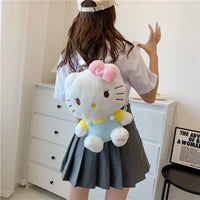 24 Styles Sanrio Plush Doll Kawaii Cinnamorol Plush Stuffed Backpack Girl's Cartoon Bag Gift Bag Girlfriend Child Birthday Gift 4 33X27X10cm