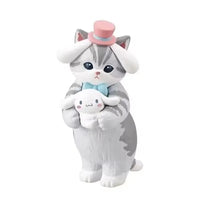 Cat Figure Cross-Dressing Doll Hello Kitty Kuromi Hanyodon Anime Action Figure Halloween Decoration Cinnamoroll