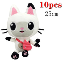 Animals Plush Gabby Dollhouse Lovely Plush Gaby Toy Plush House Cat Doll Cartoon Stuffed Animals Mermaid Cat Plushie Dolls Kids OliveDrab