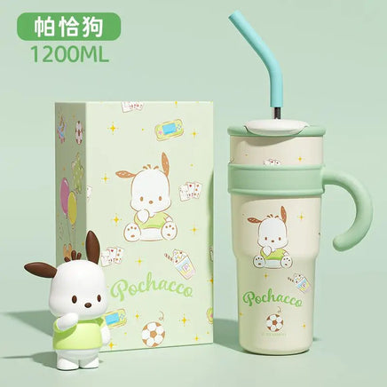 Sanrio Hello Kitty 700/1200ml Stanley Cup Large Capacity Cute Straw Insulated Cup My Melody Cartoon Child Stainless Cup Gift Pochacco 120ML