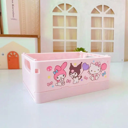 Sanrio Hello Kitty Foldable Desk Organizer Basket