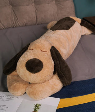 Lusy Store LLC Huge Soft Body Long Dog Plush Pillow Stuffed Animal Home Decoration Sofa Cushion Children Girl Plush