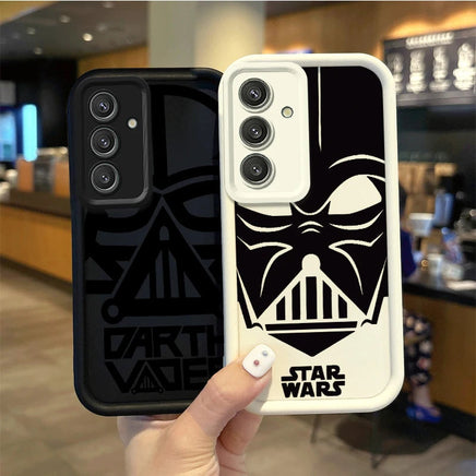S-Star W-Wars Darth Vader Phone Case For Samsung Galaxy S25 S24 S23 S21 Ultra Plus S24 S23 S21 S20 FE A73 A55 Silicone Cover