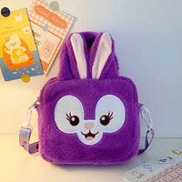 Sanrio Bag Kawaii Kuromi Cinnamoroll My Melody Cartoon Anime Plush Handbag Cosmetic Bag Travel Storage Bag Women Girl Gifts style J 20 15cm