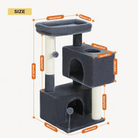 Large Cat Tree & Condo for Indoor Cats B as picture