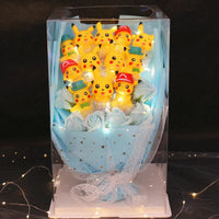 Pokemon Bouquet Pvc Doll Soap Flower Bouquet Kids Graduation Valentine's Day Gift