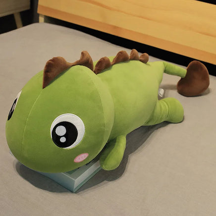 Dinosaur Stuffed Toy – Soft Plush Pillow – 23.6/31.5/39.4/47.2in – Lusy Store Green