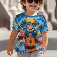 3D Print Anime N-N-Narutos Baby Clothing 5 to 14 Years Male Outdoor Clothes for Children Boy Girl Child T-Shirt Top Shirts Lusy Store