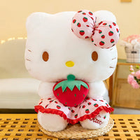Kuromi My Melody Strawberry Series Plush Doll Throw Pillow Home Decor Gift 30cm 5