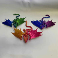 Flying Dragon With Joint Model, Dragon Creative Collection Aquarium Decoration, Home Decoration Room Decor Halloween Gifts