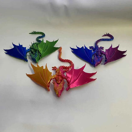 Flying Dragon With Joint Model, Dragon Creative Collection Aquarium Decoration, Home Decoration Room Decor Halloween Gifts