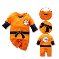 Baby Girl Boy Costume Anime Clothes Newborn Romper Infant Luffy Akatsuki Vegeta Cosplay Jumpsuit Halloween 0-18M 10