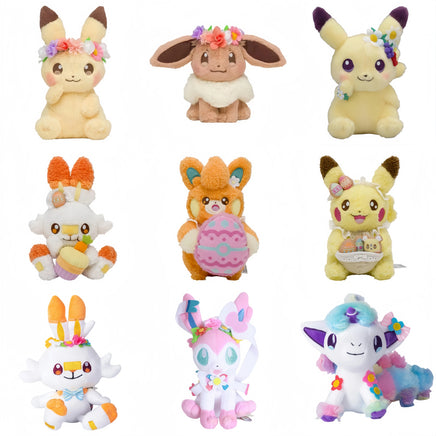 Easter Pokémon Plush | Pikachu, Eevee, Scorbunny & More | 7.9 in | Lusy Store