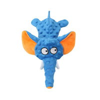 Small Plush Raw Dog Toys Squeak Elephant Shell Durable Toy Dogs Chew Interactive Indestructible Dog Sound Toy Puppy Pet Supplies